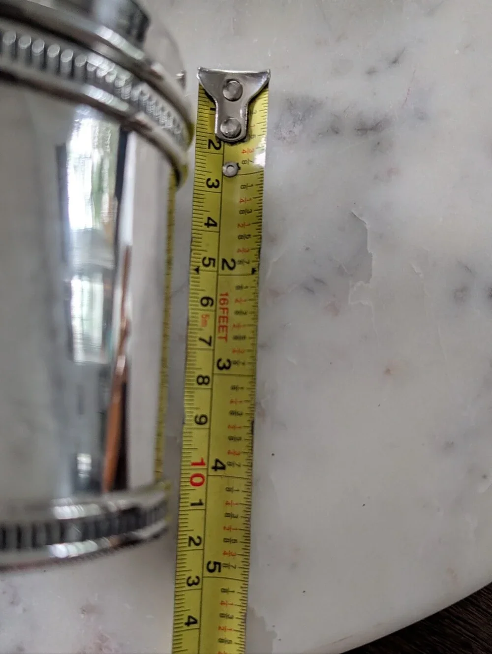 Vintage Pottery Barn Silver Coin Bank Initial H Engraved